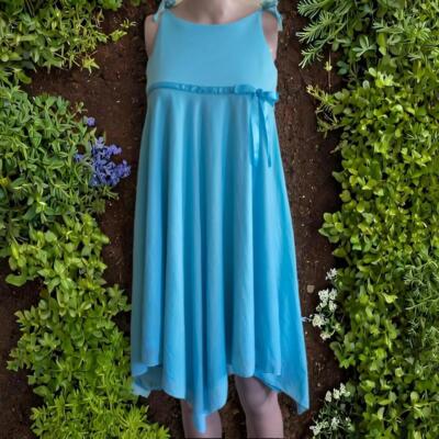 I.N.Girl Stunning Light Blue Flowy Midi Dress Size 16 | eBay