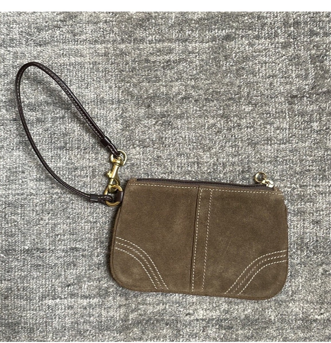 NWOT Suede Wristlet