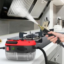2500W Steam Cleaner, High-Temp Jet Washer, Kitchen Hood, AC & Car Cleaning