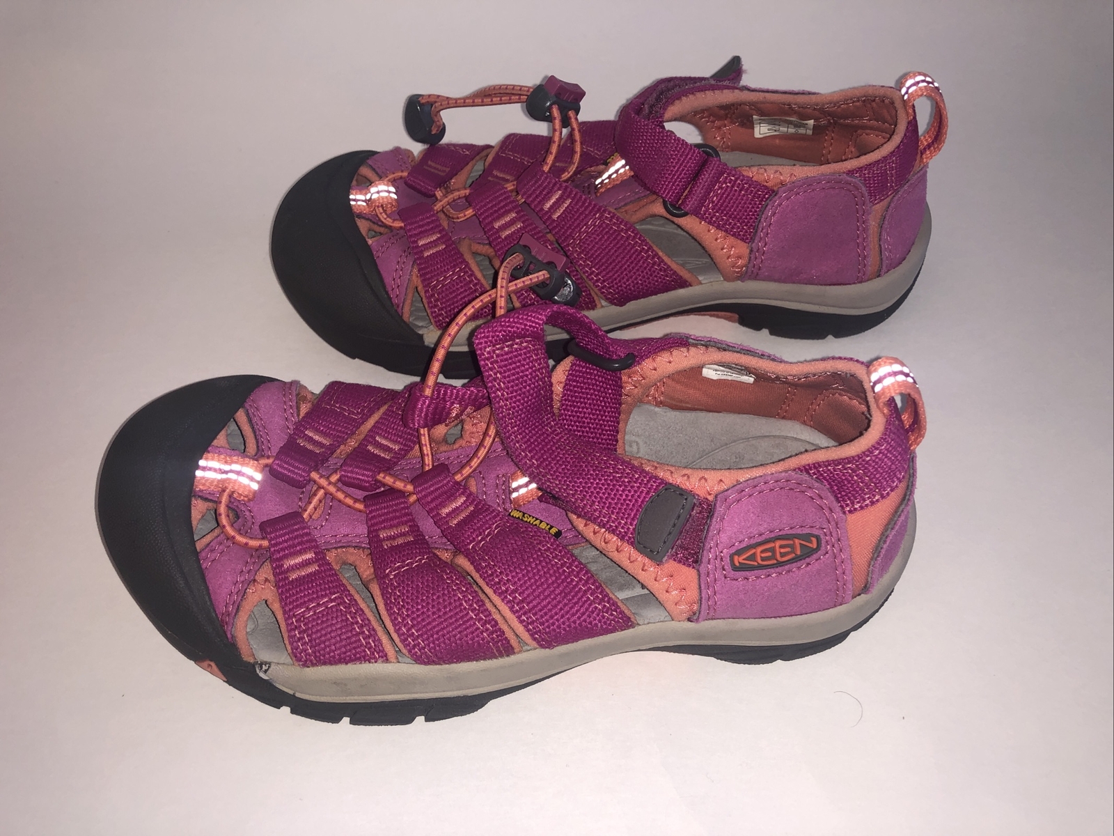 Scarpe sandali Keen taglia US 2 bambini sport trail escursionismo pescatore rosa acqua