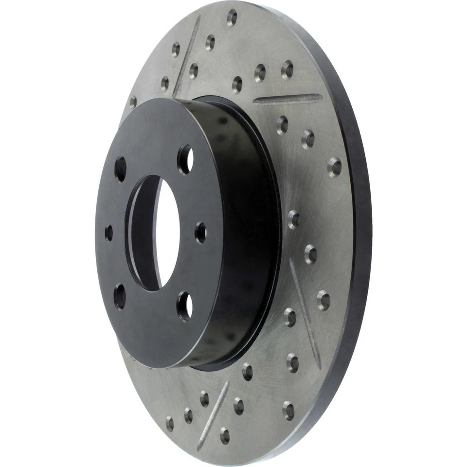 Par de rotores de freno de disco Stoptech trasero para Fiat Panda 2007-2012 (44339) Foto 4 de 4