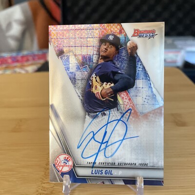 2019 Bowman's Best - Autographs Luis Gil #B19-LG (AU, RC)