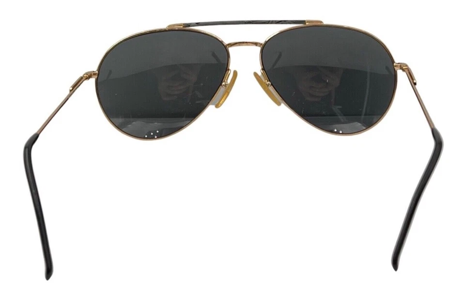 Gafas de sol piloto Carrera 5349 vintage negras doradas Austria ¡con lentes nuevas! Foto 4 de 4