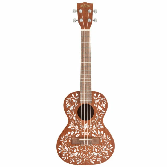 卡拉红木复古尤克里里琴