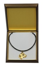 Beagle - Dog Collar In Gift Box, Gold-Plated Pendant For Dog Lovers
