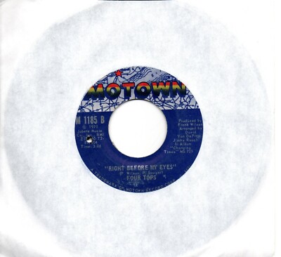 Four Tops:In these changing times/Right before my eyes:US Motown:1970