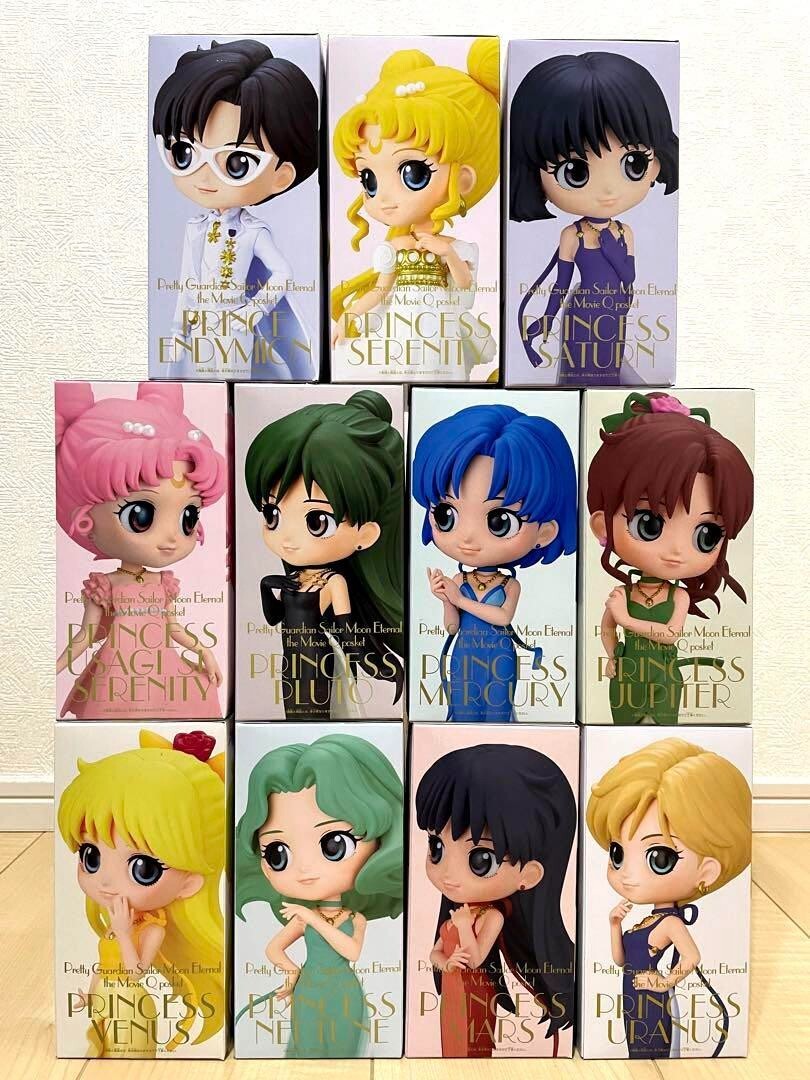 BANPRESTO - セーラームーン　qposket11種セット Q posket Sailor Moon PRINCESS PRINCE Figure A Set of 11