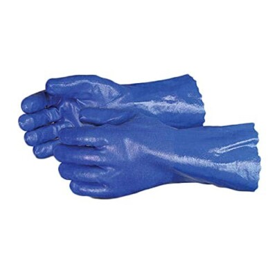 #ad #ad 18 Inch Hand Gloves Chemical Protection Rubber Blue Color 50 Pairs $70.00