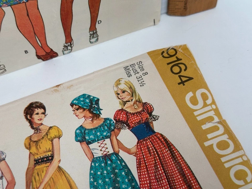 9 Vintage Women's McCalls Simplicity Miss Sewing Patterns CUT Size 7-10 - Image 3 of 4