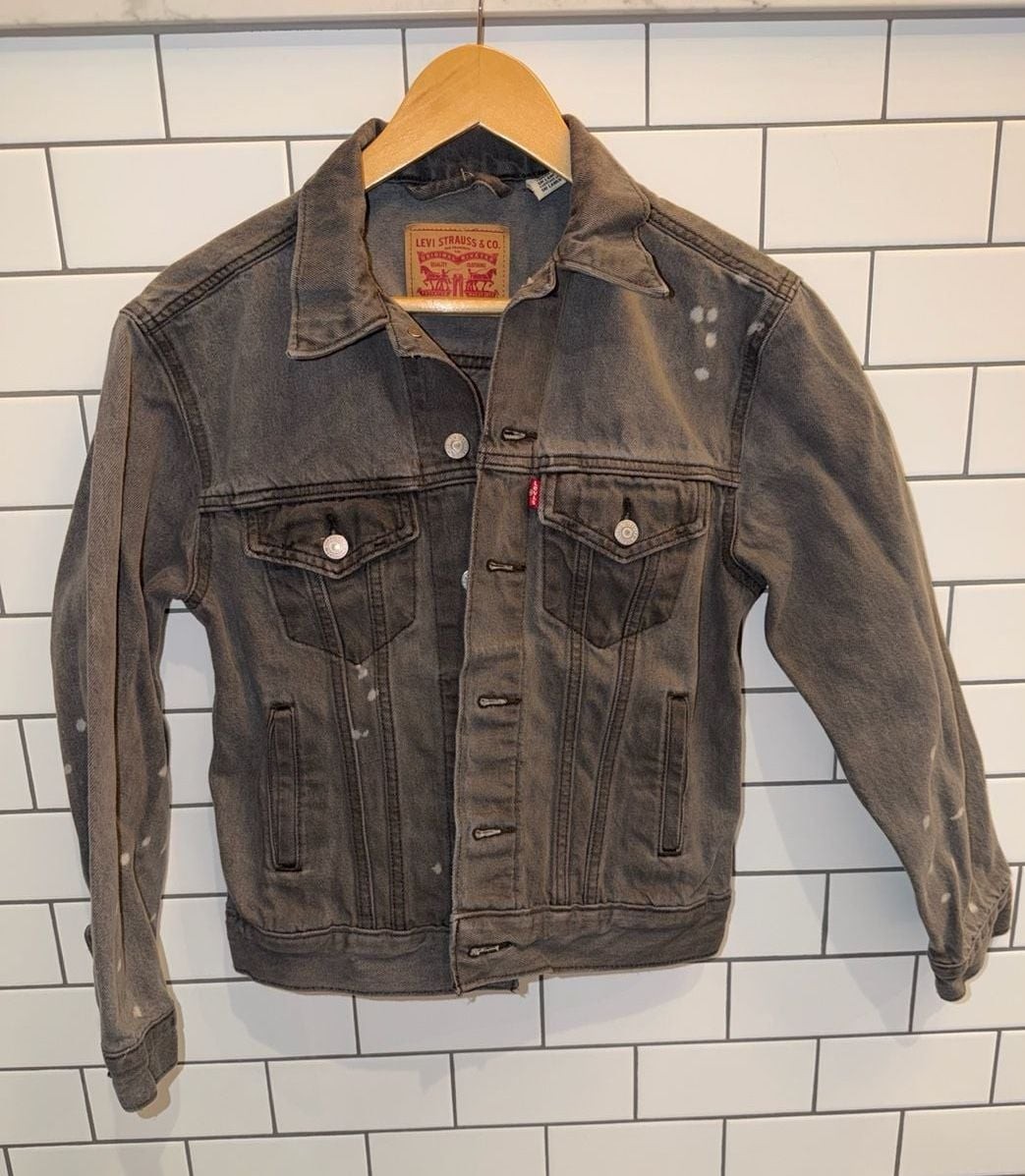 Levi's Trucker Denim Jacket Gray Size XS, photo 2