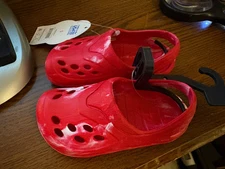 Wonder Nation Boy's USA Clog Red Size 5 New W/Tags