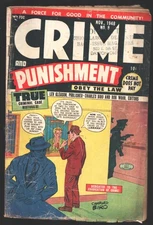 Crime and Punishment #8 1948-Murder-electric chair panel-Pre-code crime