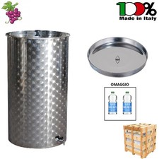 CONTENITORE ACCIAIO INOX PER