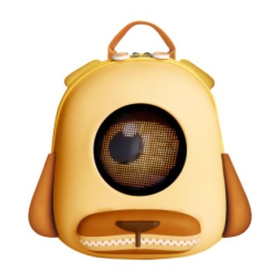 LED Eye Puppy Backpack Cute Dog Kids School Bag App Control Animated Screen NEW