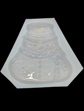 Snowman Plaque Silicone Mold For Resin