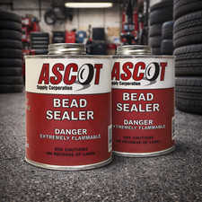 2-pack Ascot Black Bead Sealer Quart Strong Tire Leak Repair Sealant 2-pack Ascot Black Bead Sealer Quart Strong Tire Leak Repair Sealant