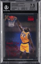 1998-99 SKYBOX PREMIUM STAR RUBIES #212 SHAQUILLE O'NEAL BGS 7.5