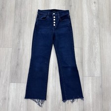 Joe  s Jeans the Callie high rise cropped boot jeans dark wash Aegean size 25