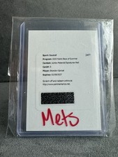 2025 Boys of Summer RED!!  Brandon Sproat Prospect Jumbo Patch Auto 