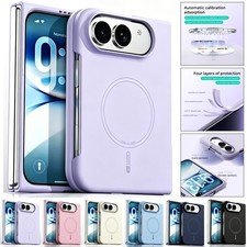 Shockproof Liquid Silicone Magnetic MagSafe Case Cover For Apple iPhone Duo 2026