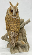 Great Horned Owl  vintage Teviotdale  Signed D Edlmann 1986 Very good condition