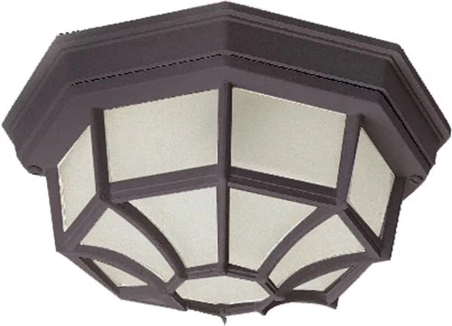 Maxim Lighting 1020RP Crown Hill 2-Light 4.5" Outdoor Ceiling Mount in Rust - Picture 1 of 2