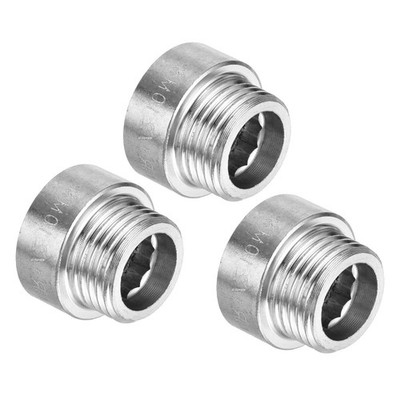 3 PCS Shower Head Extension Arm 201 Stainless Steel G1/2 Male to Female 20mm