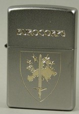 EUROCORPS &ndash; ZIPPO Sturmfeuerzeug m. Diamantgravur &ndash; NATO