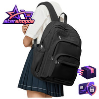 Schulrucksack Wasserdicht Schwarz FüR Teenager MäDchen Schultasche