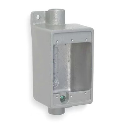 Hubbell Killark Fdc-1M Weatherproof Electrical Box, 28 Cu In, Fdc Box Type, 1