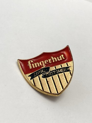 #ad #ad Vintage Fingerhut Loyal Customer Enamel Pin $18.50