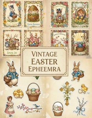Vintage Easter Ephemera: Nostalgic Victorian Holiday Illustrations For Creative 