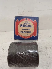 NEW Vintage Regal /4” PACKING PACK SEAL ASBESTOS PUMP Steam PACKING 1/4 Pound