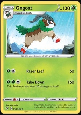 Gogoat - 018/185 - Uncommon - Lightly Played
