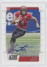 2019 Score Rookies Signatures Antoine Wesley #401 Auto 2u3