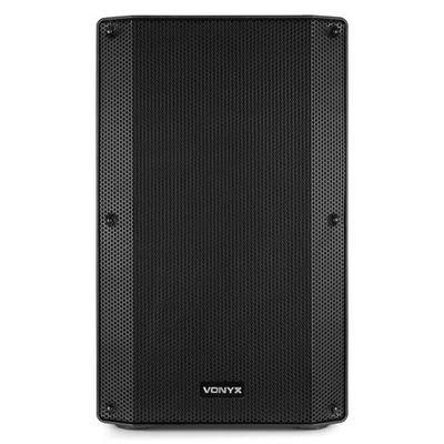 Vonyx VSA15BT 15" Active PA Speaker 1000W Bluetooth USB Sound System