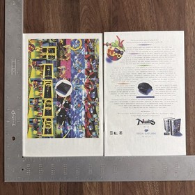 Nights Into Dreams Sega Saturn Vintage Video Game Print Ad Promo Art Retro 1996