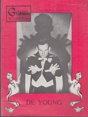 GENII Conjurors Magazine 8 1972 Magician De Young; tricks how-to