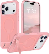 Temdan Designed for iPhone 17 Pro Case, Built-in Invisible KickstandCompatibl...