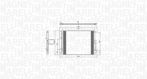 CONDENSER AIR CONDITIONING 350203809000 FOR HYUNDAI i30ELANTRAV KIA PRO 1.6L - Picture 3 of 9