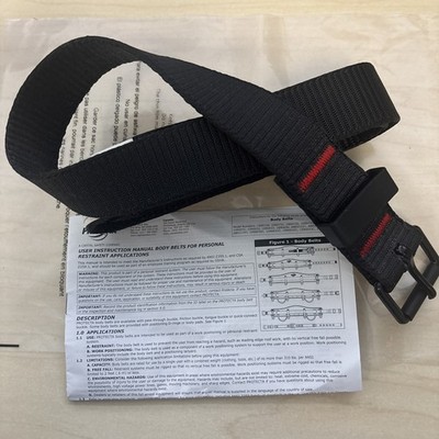 Protecta 1000731 BELT FOR Fall Protection Harness Size: M/L ,Red/Black, New