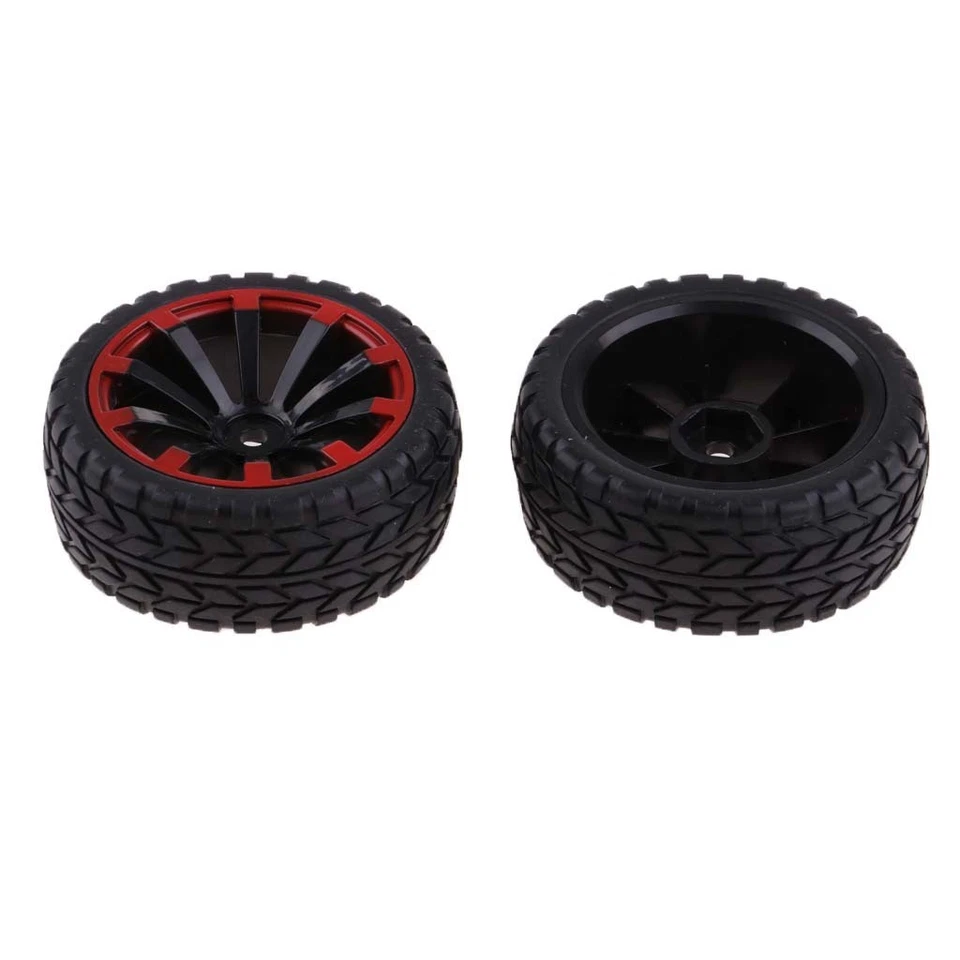 4Px Car Tires Tyres &Wheel Rim :10 HSP HPI D90 - Image 2 of 4