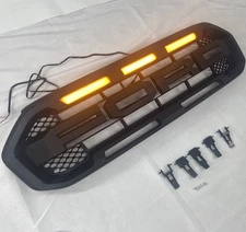 Raptor Style Grille Front Grille For Ranger Accessories 2019-2023 W/ LED Lights