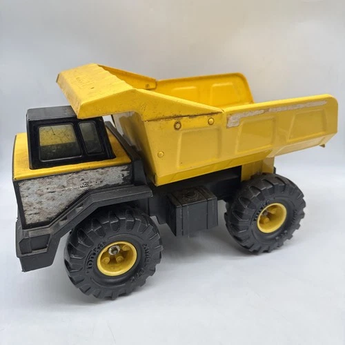 1999 Hasbro Mighty Tonka Yellow Dump Truck XMB-975 VTG