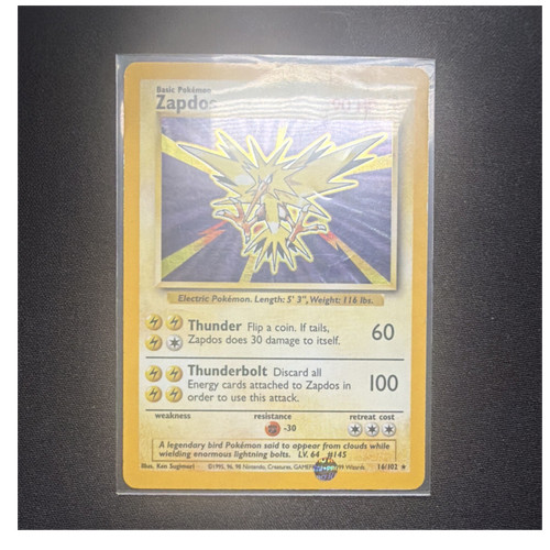 Zapdos — Base Set (Unlimited)