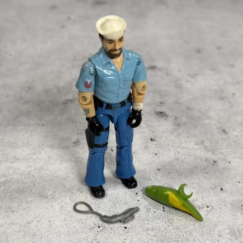 Vintage GI Joe Shipwreck Action Figure Near Complete 1985 Sailor