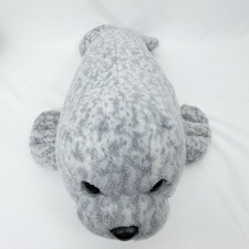 Aurora Destination Nation 16" Harbor Seal Spotted Gray Plush Stuffed Animal 2021