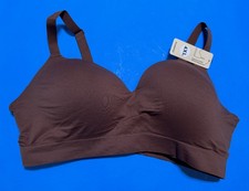 Truekind Supportive Comfort Wireless Shaping Bra Chocolate Brown Size 4XL NEW