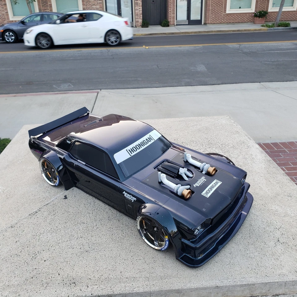 200mm 1/10 Custom HOONIGAN MUSTANG Body Only - 4Tec-2 RDS DC10 YD2 HPI MST - Image 3 of 4