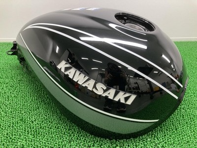 Used Kawasaki Z900RS black gas tank. Genuine motorcycle part. Also